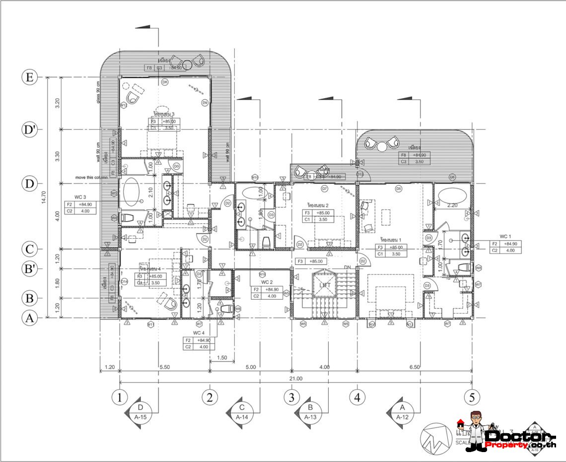 New Luxury 4 Bedroom Stunning Sea View in Bophut, Koh Samui – For Sale